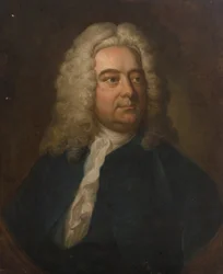 Porträt eines Mannes in Blau (möglicherweise Reverend G. Greenway)